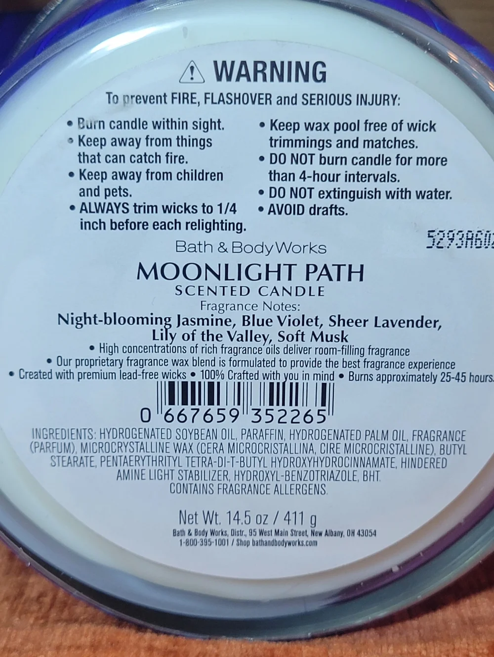 Moonlight Path Candle Bath and Body Works - Picture 2 of 3